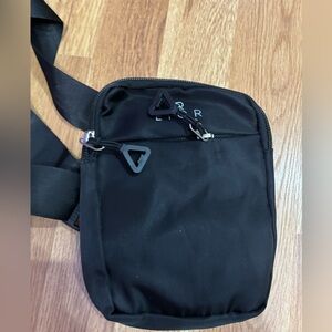 7” x 5” Black Sling Bag Travel Crossbody Belt Bag Unisex New